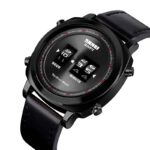 Ανδρικό-ρολόι-με-δερμάτινο-λουράκι-SKMEI-1519-Black-2