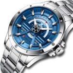 Ανδρικό-ρολόι-με-μπρασελέ-Curren-8381-Silver-2