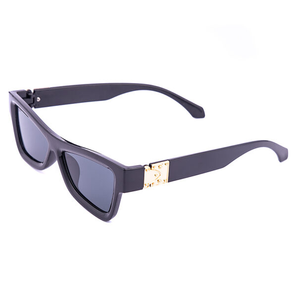Γυναικεία γυαλιά ηλίου Awear Rina Black, με μαύρο σκελετό πεταλούδα και μαύρο φακό UV 400