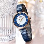 Γυναικείο-ρολόι-Curren-9072-Blue-με-μπλε-καντράν-με-λευκές-και-ροζ-χρυσές-λεπτομέρειες