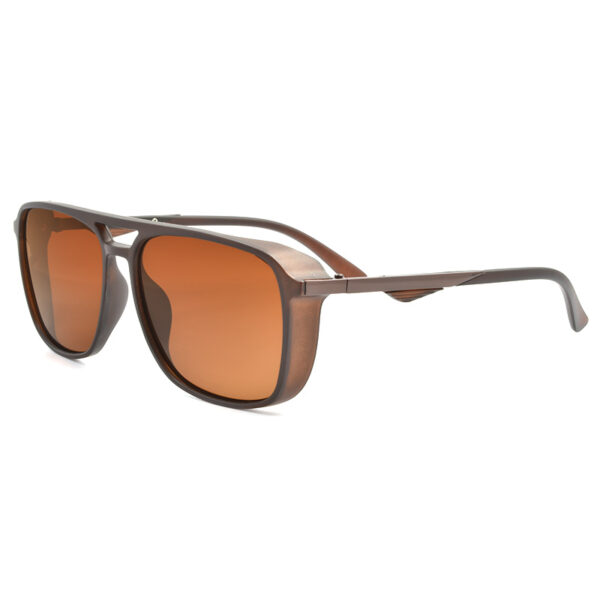 Ανδρικά γυαλιά ηλίου Awear Ciro Brown, με καφέ φακό προστασίας UV400