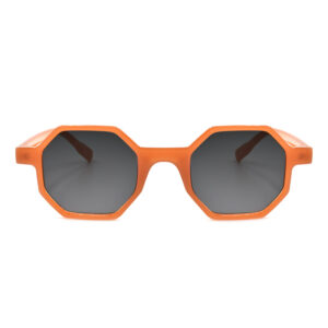 Γυαλιά ηλίου Awear Dario Orange, με πολυγωνικό σκελετό σε πορτοκαλί χρώμα