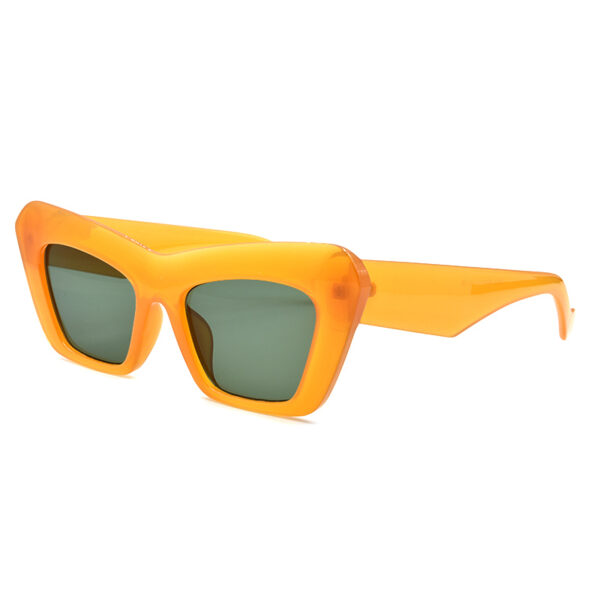 Γυναικεία γυαλιά ηλίου Awear Salina Yellow, με πεταλούδα σκελετό και λαδί φακό UV400