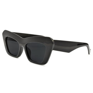 Γυναικεία γυαλιά ηλίου Awear Salina Black, με πεταλούδα σκελετό και μαύρο φακό UV400
