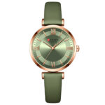Γυναικείο-ρολόι-Curren-9079-lime-με-πράσινο-δερμάτινο-λουράκι
