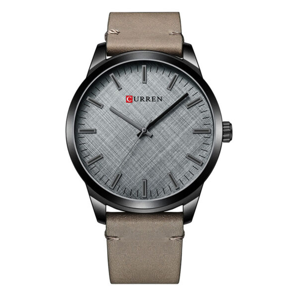 Ανδρικό ρολόι Curren 8386 Gray, με γκρι δερμάτινο λουράκι
