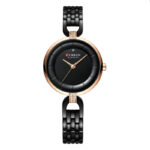 Γυναικείο ρολόι Curren 9052 Black, με μαύρο ατσάλινο μπρασελέ