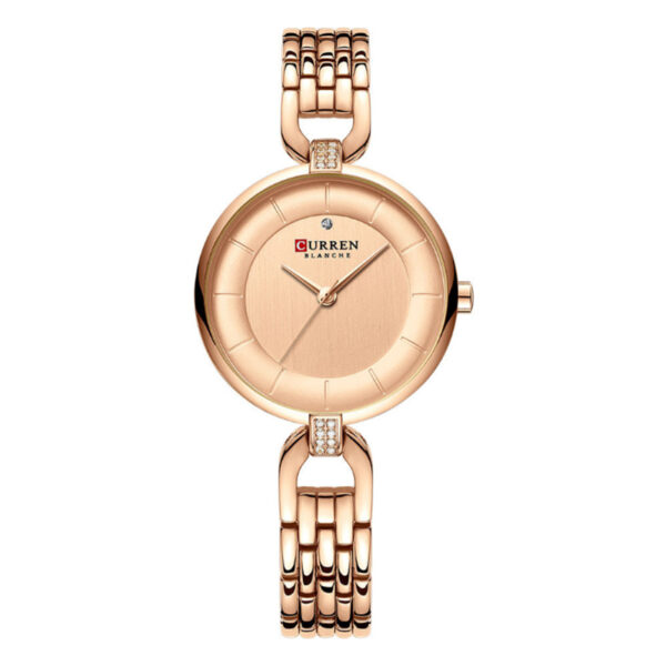 Γυναικείο ρολόι Curren 9052 Rose Gold, με ροζ χρυσό ατσάλινο μπρασελέ