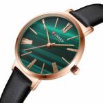 γυναικείο-ρολόι-με-πράσινο-καντράν-από-μαλαχίτη-curren-9076-black