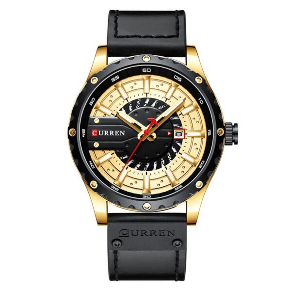 Curren 8374 Black Gold ανδρικό ρολόι