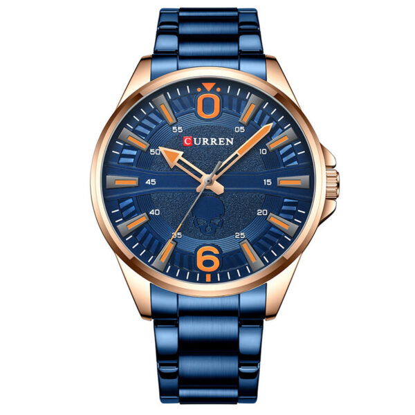 Curren 8386 Blue ανδρικό ρολόι με μπρασελέ