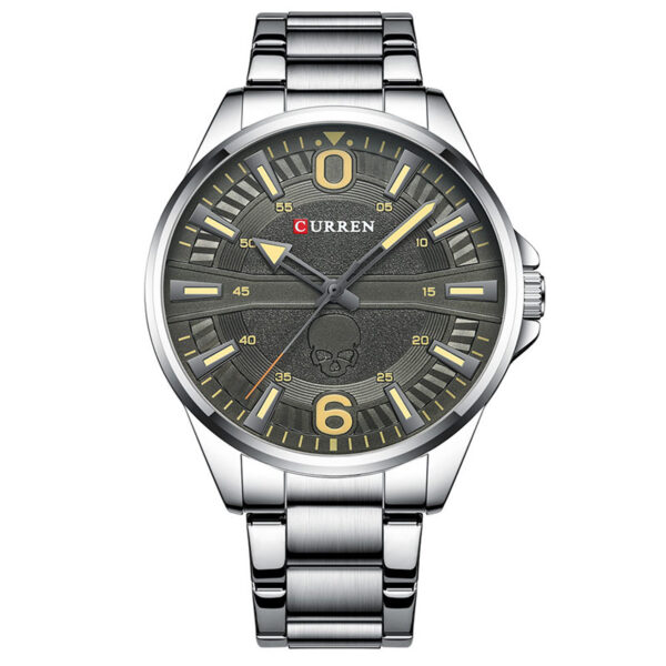 Curren 8386 Silver Gray ανδρικό ρολόι με μπρασελέ