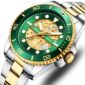 Curren 8412 Green ανδρικό ρολόι με μπρασελέ
