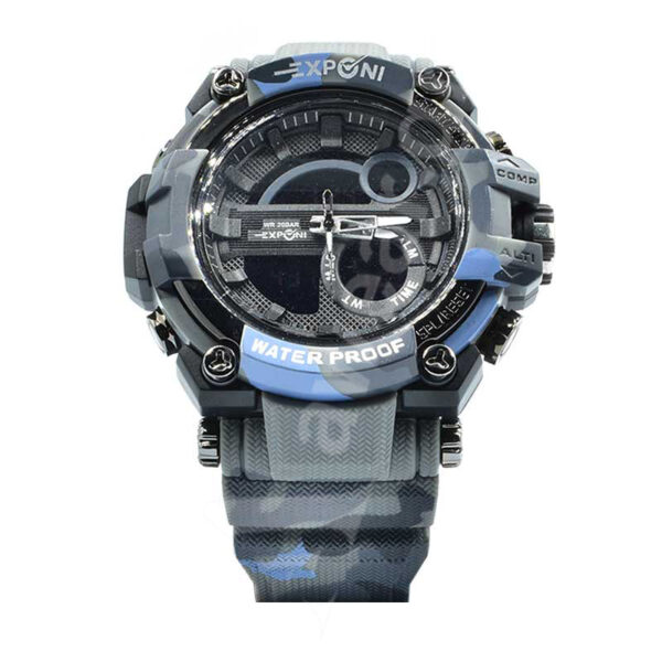 EXPCNI 3258 Military Blue ρολόι ανδρικό αδιάβροχο