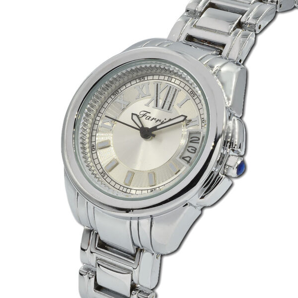Farril ρολόι γυναικείο με μπρασελέ ασημί και ασημί καντράν, Awear Irma Silver