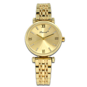 Farril ρολόι γυναικείο με μπρασελέ χρυσό, Awear Leticia Gold