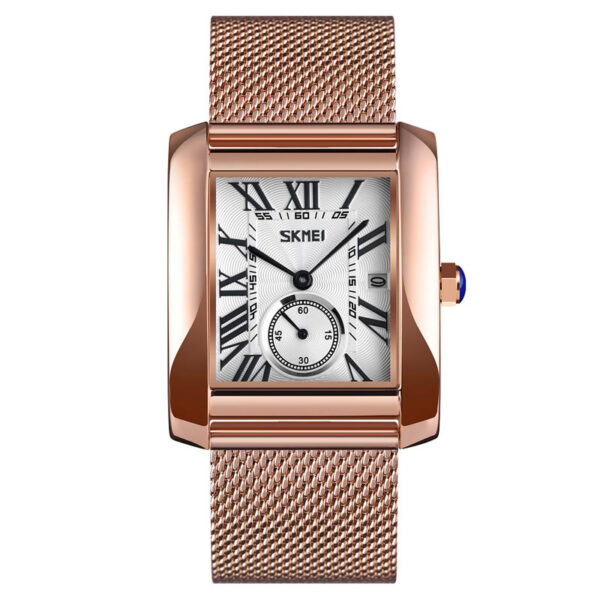 SKMEI 9191 Rose Gold, γυναικείο ρολόι με μπρασελέ