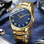 Curren-8409-Gold-Blue-ανδρικό-ρολόι-μπρασελέ-lifestyle