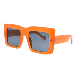 Γυαλιά ηλίου γυναικεία, μάσκα, με γκρι φακό UV400, Awear Krista Orange
