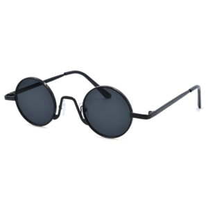 Γυαλιά ηλίου στρογγυλά, με μαύρο φακό UV400, Awear Saco Black