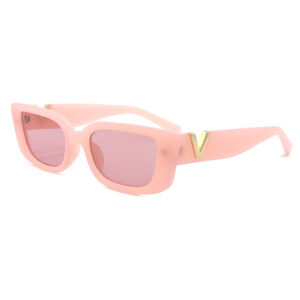 Γυαλιά ηλίου γυναικεία, ορθογώνια Awear Irene Pink, πλαϊνή λήψη
