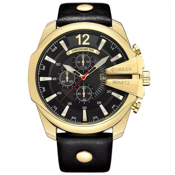 Curren 8176 Black Gold ανδρικό ρολόι