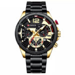 Curren 8395 Black Gold ανδρικό ρολόι