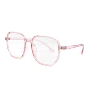 Blue light γυαλιά oversized Awear Besar Pink σε πλαϊνή λήψη