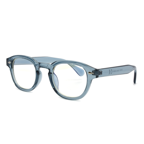 Blue light γυαλιά στρογγυλά Awear Moda Blue σε πλαϊνή λήψη