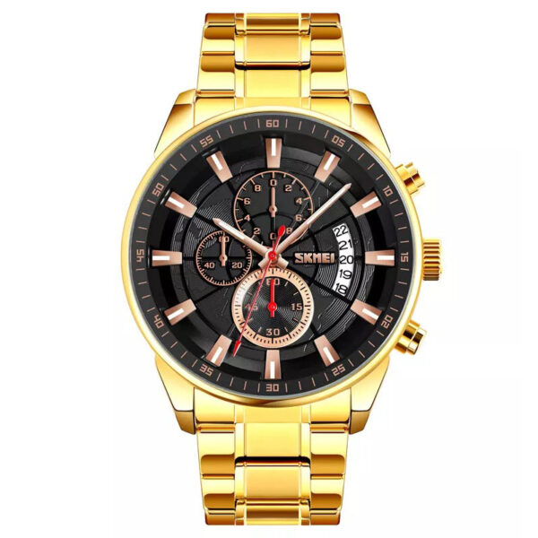 Skmei 9285 Gold ανδρικό ρολόι με μπρασελέ