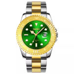 Skmei 9295 Gold Green ανδρικό ρολόι