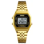 Skmei 1345 Gold Black γυναικείο ρολόι ψηφιακό