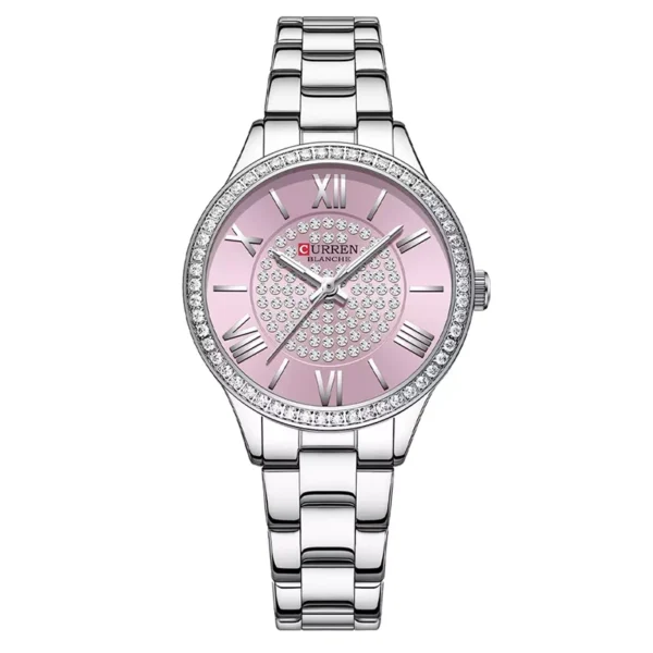 Curren 9084 Silver Pink γυναικείο ρολόι