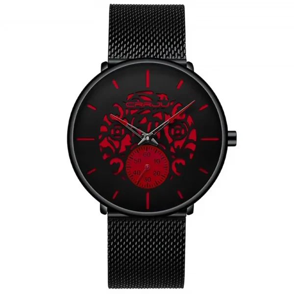 CRRJU 2150B Red ανδρικό ρολόι με μπρασελέ