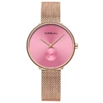 Crrju 2165 Pink γυναικείο ρολόι