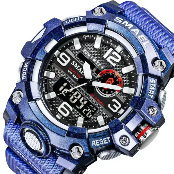 Smael 8035 Blue Dazzle ανδρικό ρολόι sport.