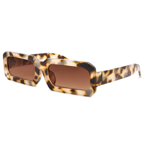 Γυαλιά ηλίου γυναικεία με καφέ φακό UV400 Awear Anais Leopard