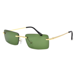 Γυαλιά ηλίου ορθογώνια με λαδί φακό UV400, Awear Bambi Olive