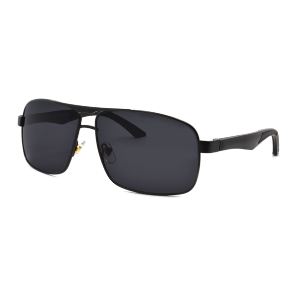 Γυαλιά ηλίου ανδρικά polarised UV400, ορθογώνια, Awear Lecce Black