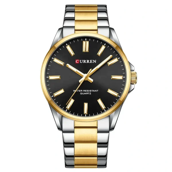 Curren 9090 Gold Black, ανδρικό ρολόι
