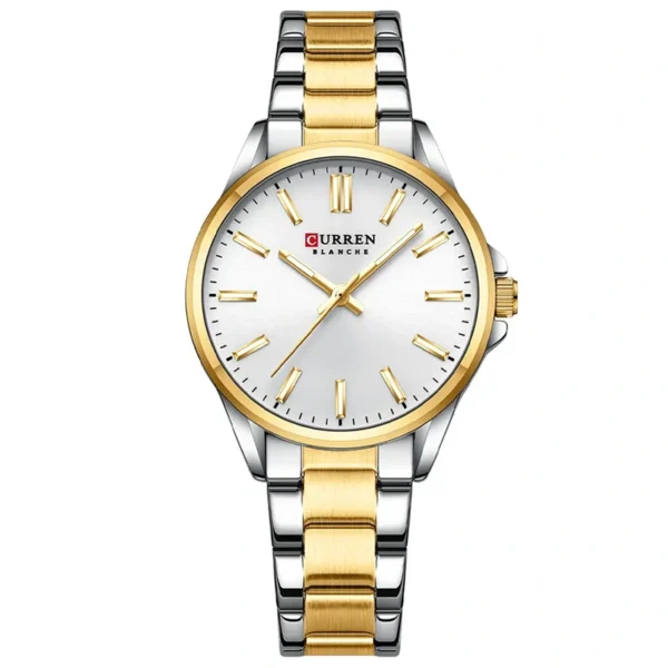 Curren 9090 Gold White, γυναικείο ρολόι