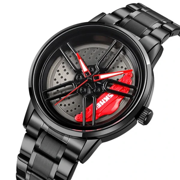 Skmei 1990 Black A1 ανδρικό ρολόι με μαύρο μπρασελέ