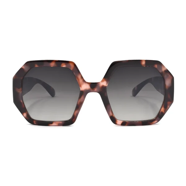 Γυαλιά ηλίου γυναικεία πολυγωνικά, Awear Silva Leopard