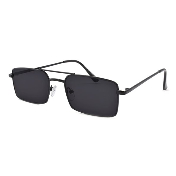 Γυαλιά ηλίου ορθογώνια, με μαύρο φακό UV400, Awear Paul Black