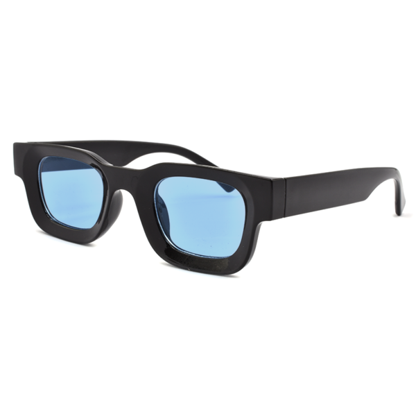 Γυαλιά ηλίου τετράγωνα με μαύρο σκελετό, Awear Sion Blue
