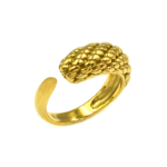 δαχτυλίδι ανοιχτό ατσάλι χρυσό awear dragon gold