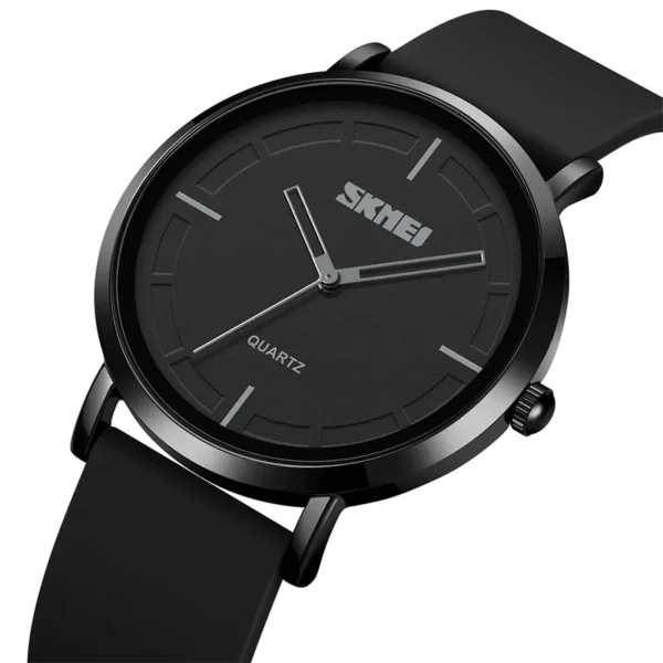 Skmei 2050 Black ανδρικό ρολόι με μαύρο λουράκι σιλικόνης