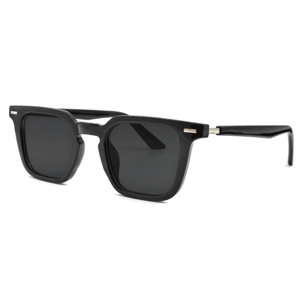 Γυαλιά ηλίου τετράγωνα με μαύρο σκελετό και φακό UV400, Awear Marvin Black