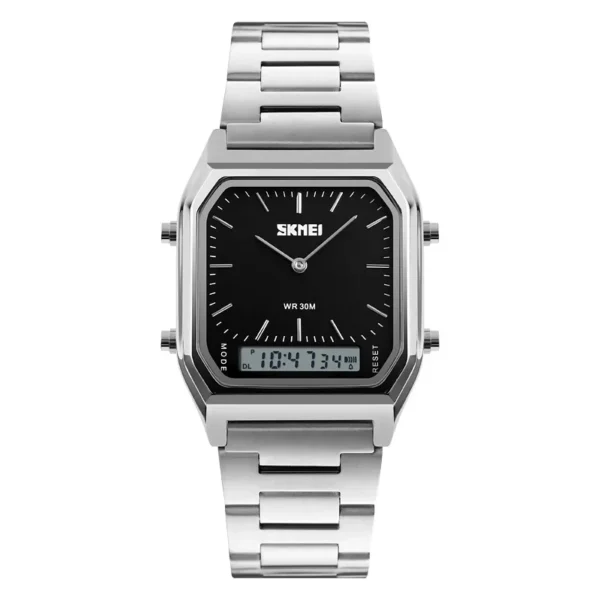 Skmei 1220 Silver ανδρικό ρολόι με μπρασελέ