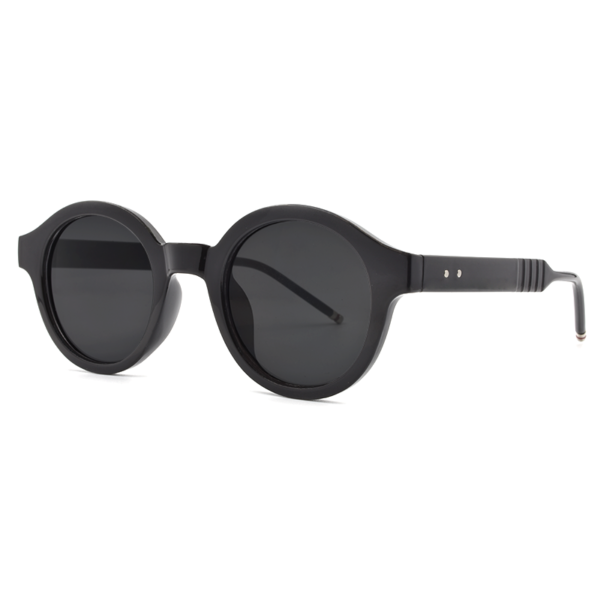 Γυαλιά ηλίου γυναικεία στρογγυλά, με φακό UV400, Awear Rebeca Black